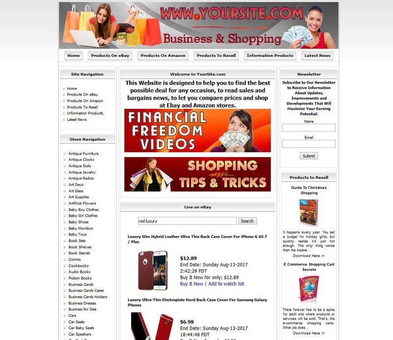 Amazon Adsense Store Online Business Website for Sale Money Maker gallery