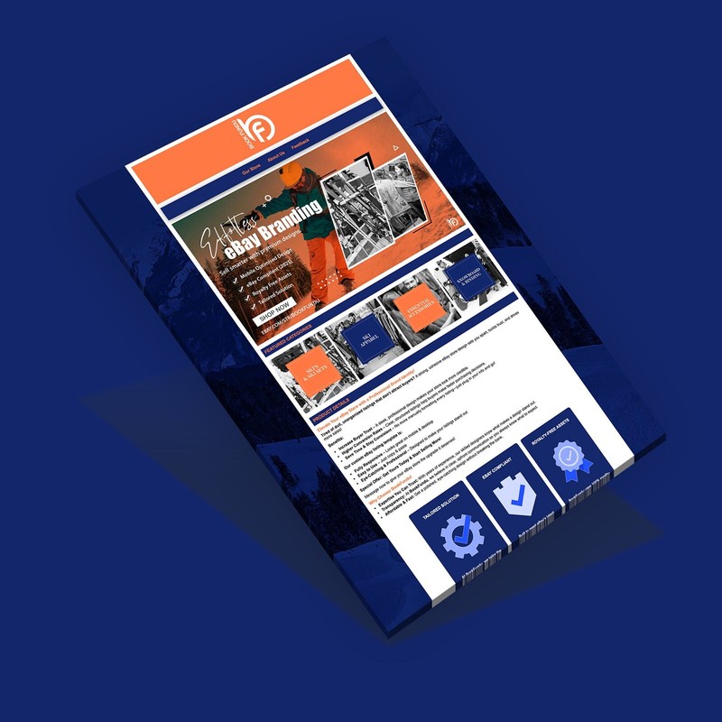 Custom eBay Template for Ski Store & Branding – Mobile-Friendly Design Included gallery
