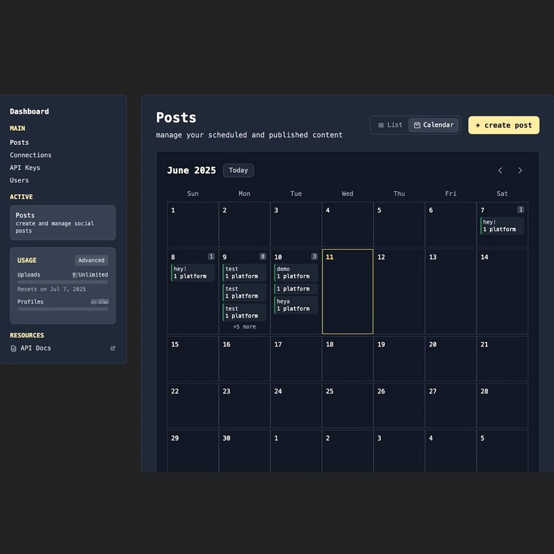 🥷 Social Media Scheduler ‒ 1-Year | Manage 13 Social Accounts | Unlimited Posts gallery