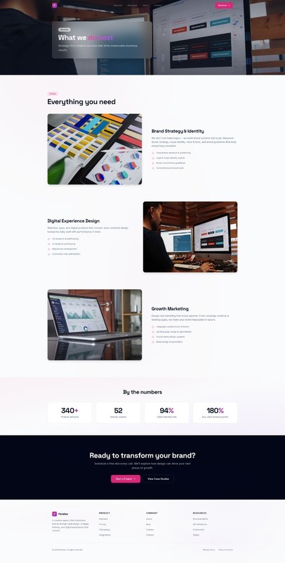 Premium Custom Website Design & Development – SEO Agency service Website gallery