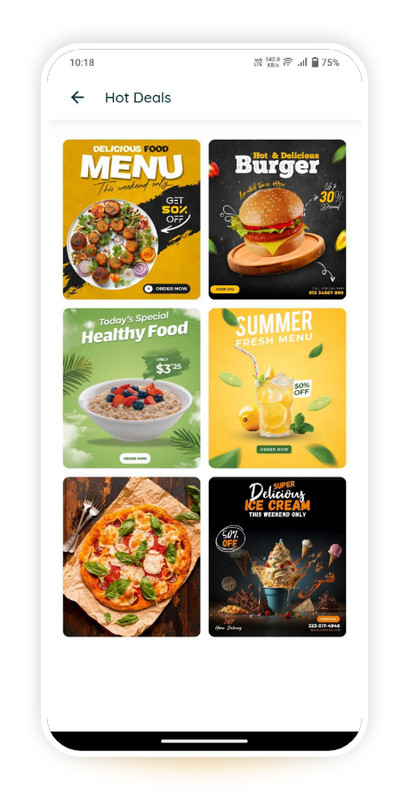 RestroOne Food Delivery Flutter App | Single Vendor Multi Branch Restaurant gallery