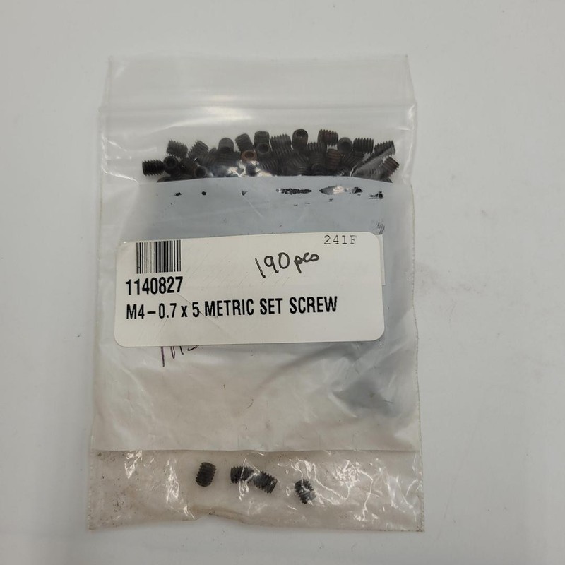 M4 0.7 X 5 METRIC SET SCREW 1140827 / 241F
