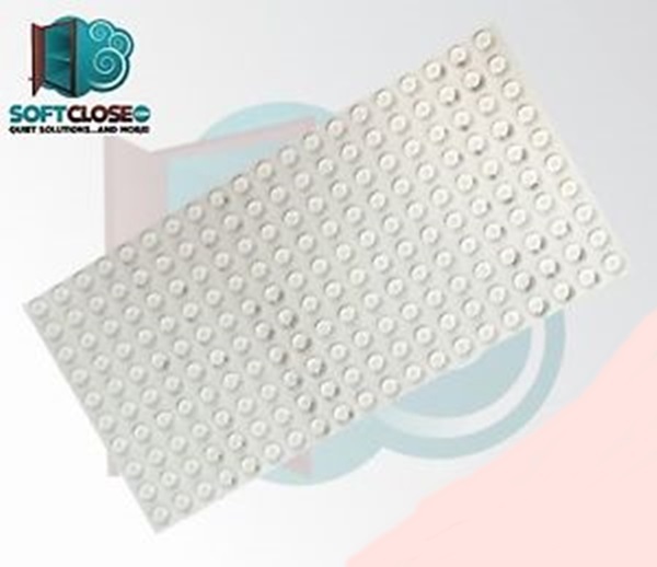 1000 Adhesive Rubber Feet Bumper Stops Door Cupboard Drawer Cabinet Kitchen