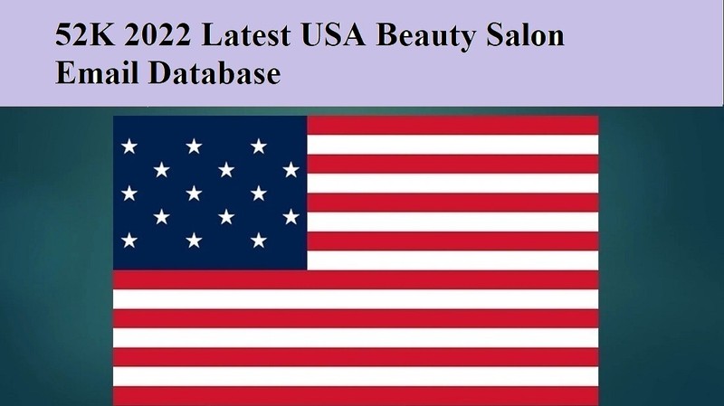 52K 2022 USA Latest Beauty Salon Email Database Sales Leads list Marketing