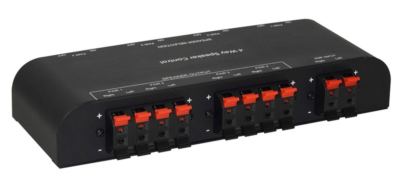 Xtrempro 61050 2 to 4 Way Speaker Selector Switch Black (1 x 4 Way) gallery