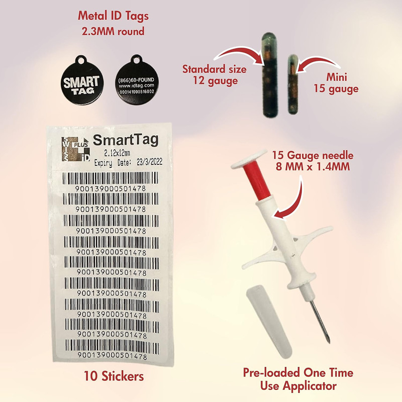 ISO Data Microchip with Lifetime Pet Recovery Service/24-7 US Call Center/Free R gallery