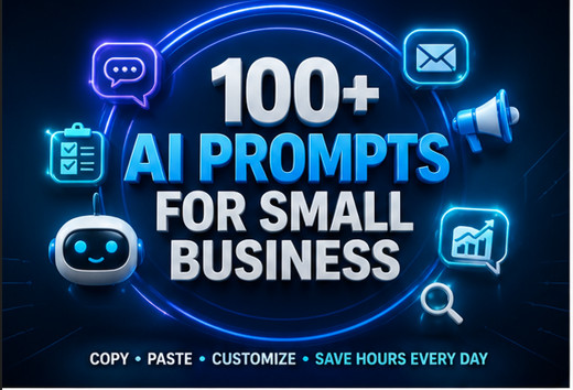 AI for Small Business 100+ ChatGPT Prompts Automation Guide Digital Download gallery