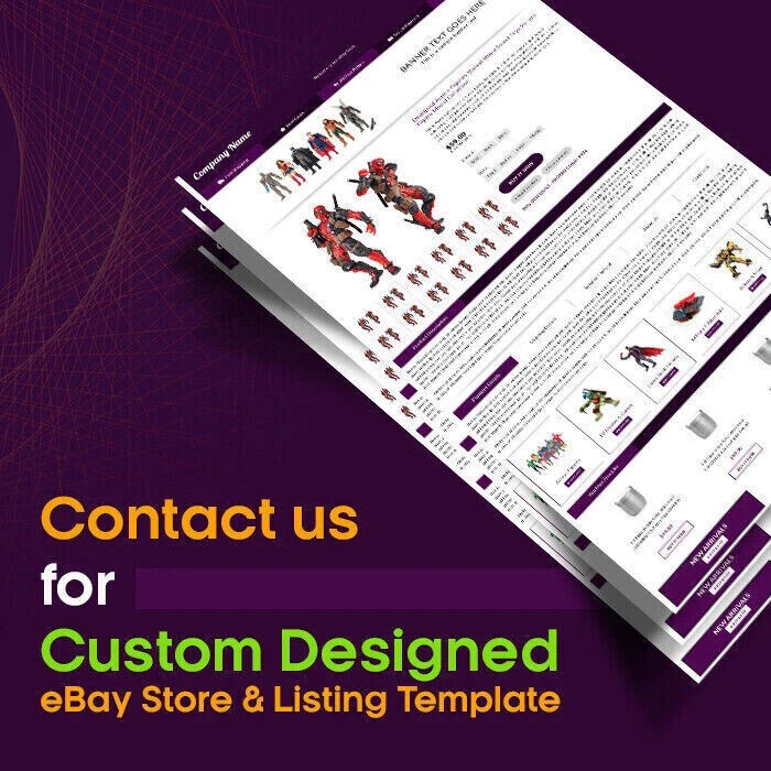 eBay Templates, Auction Mobile Responsive html Templates 2026 Ready for Cloths gallery