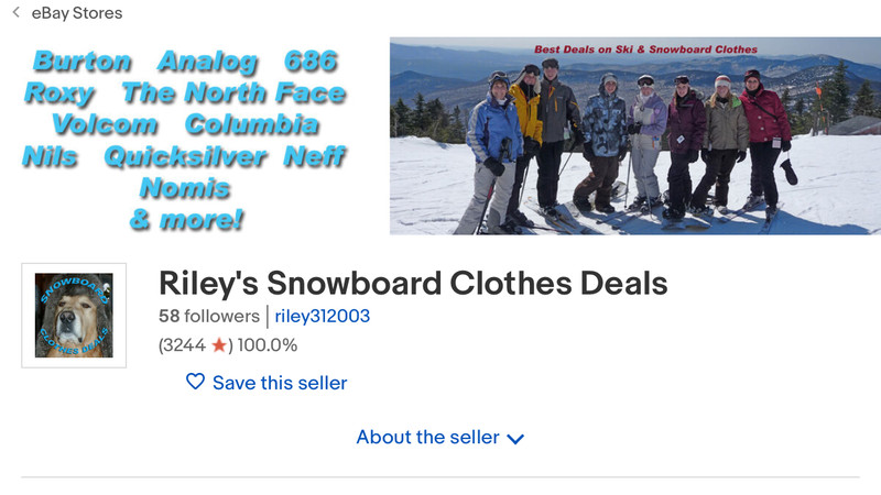eBay Business Resale Store Inventory Wholesale Ski Snowboard Clothing gallery