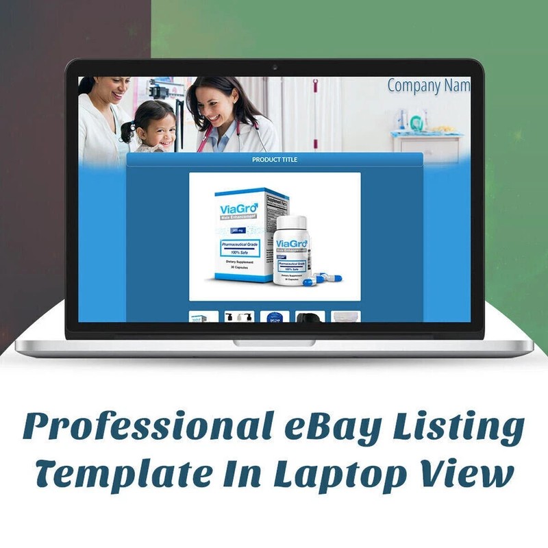 Professional eBay Mobile Responsive eBay Listing Auction Template Templates gallery