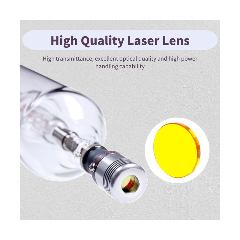 MCWlaser RECI W2 Laser Tube 90W 100W CO2 Laser Tube Length 1240mm Dia. 80mm w... gallery