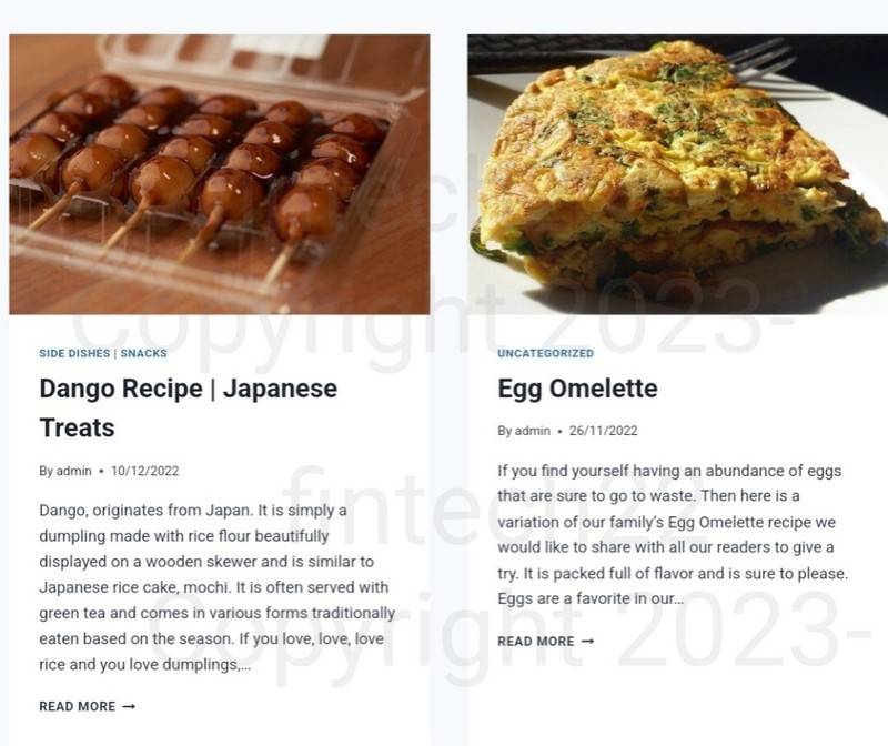 Food Recipes Website, Make Money with Affiliates, Ads + Auto Pilot