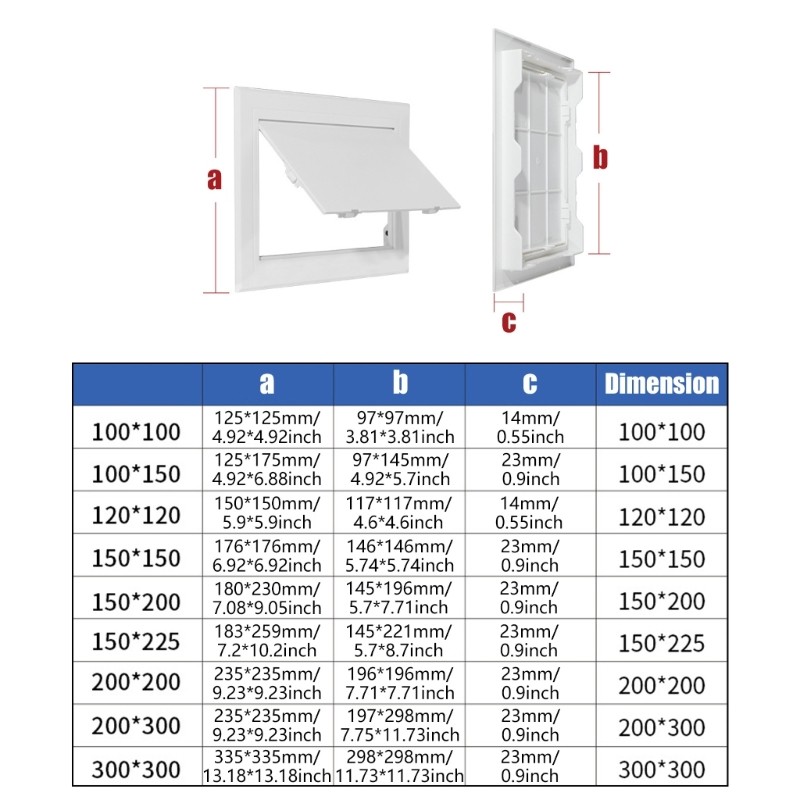 Universals Push Type Inspection Port Plastic Removable Inspection Hole gallery
