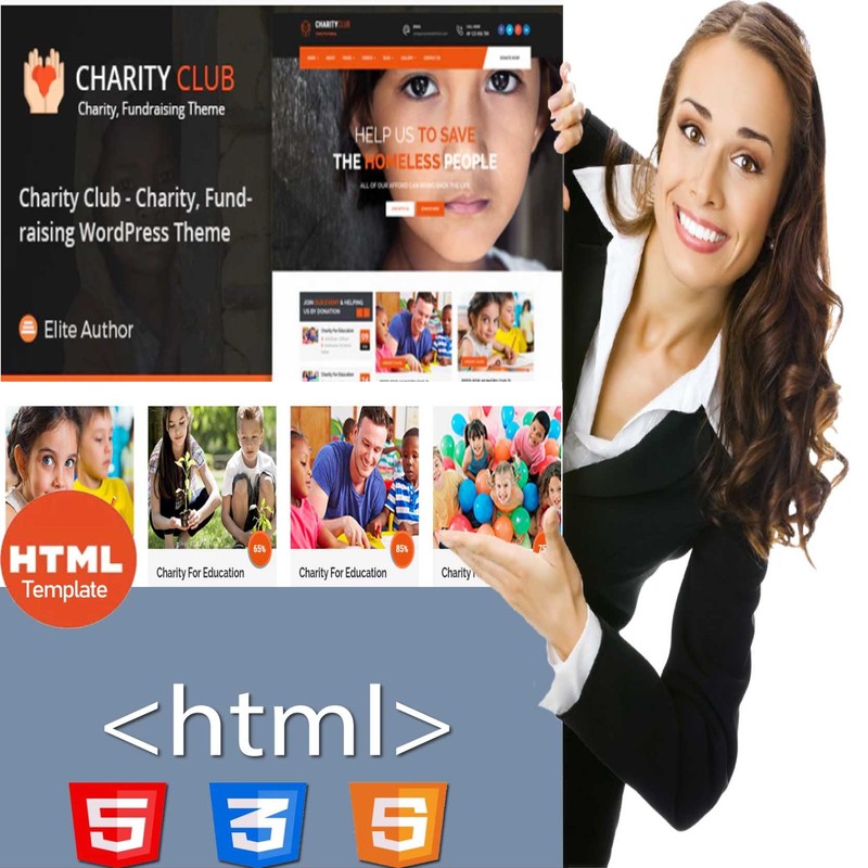 CHARITY - Non Profit | Full HTML Website Template - Charity website