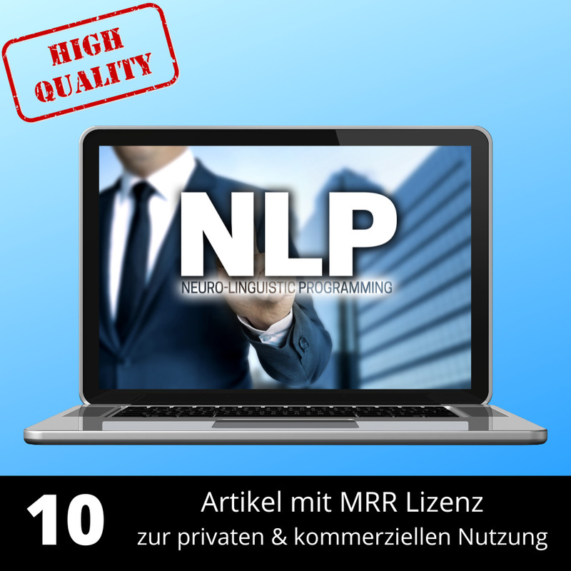 10 Artikel zu NLP in deutscher Sprache mit MRR Lizenz