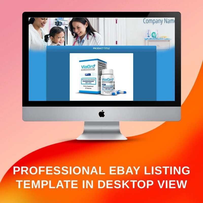 Professional eBay Mobile Responsive eBay Listing Auction Template Templates gallery