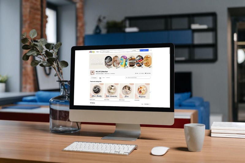 ebay store listing template logo design and 60 sec video Furniture Home interior gallery