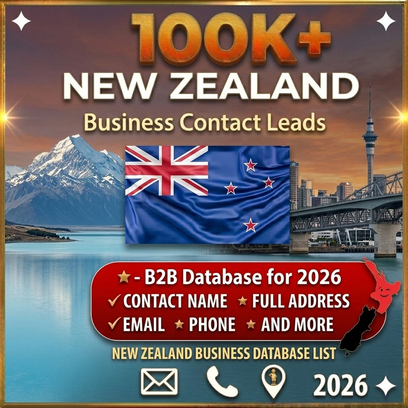100K NEW ZEALAND Business Email Contacts – B2B Contact leads | Download Excel gallery