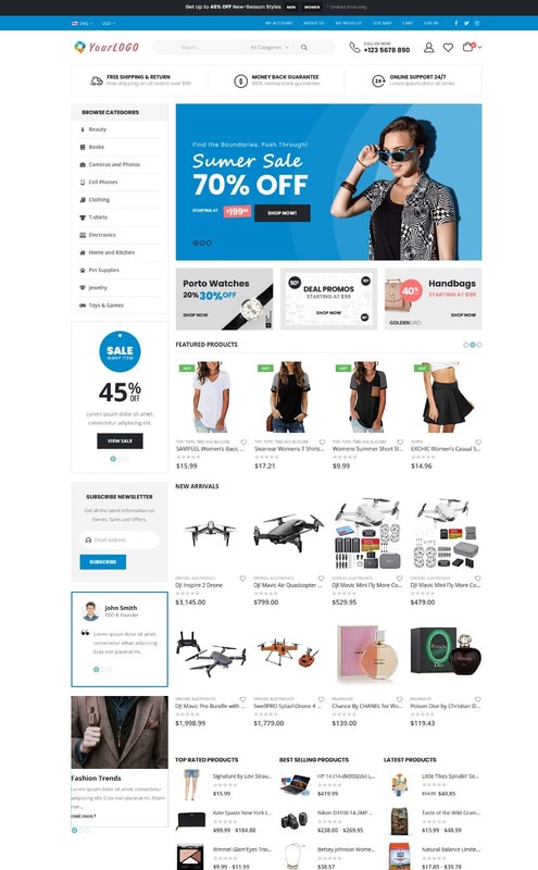 Amazon, eBay, Affiliate / DROPSHIPPING Ecommerce Website For Sale + Free Hosting
