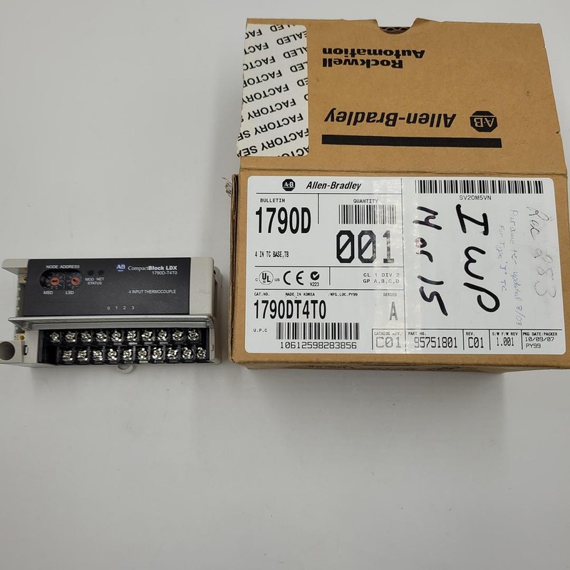 ALLEN BRADLEY COMPACT BLOCK LDX 1790D-T4T0 PACKAGED ORIGINAL BOX
