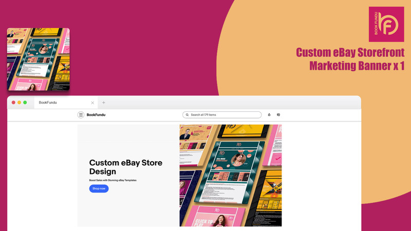 Gold Theme eBay Template & Store Design | Elegant & Professional Look - 2025 gallery