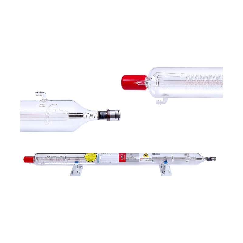 MCWlaser RECI W2 Laser Tube 90W 100W CO2 Laser Tube Length 1240mm Dia. 80mm w…