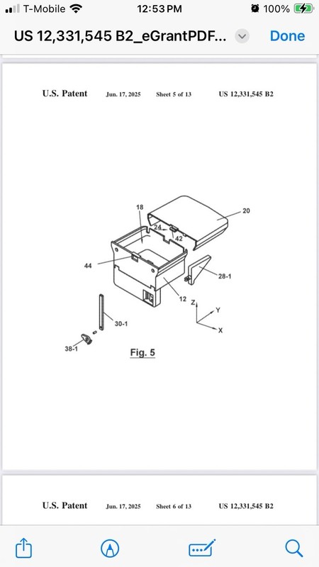 Shelf Assembly With Hidden Compartment And Multi-Stage LOCK.PATENT US12331545 B2 gallery