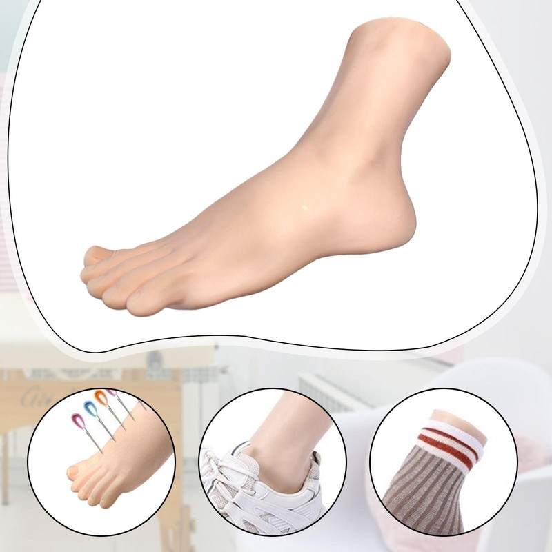 Female Foot Model Women's Sock Display Stand Reusable Left Versatile Manikin for gallery