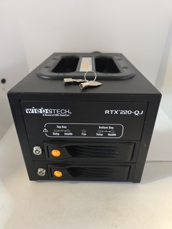 Wiebetech RTX220-QJ 2 Bay Tray-Free Drive Enclosure ESATA Fw800 Fw400 Usb2  gallery