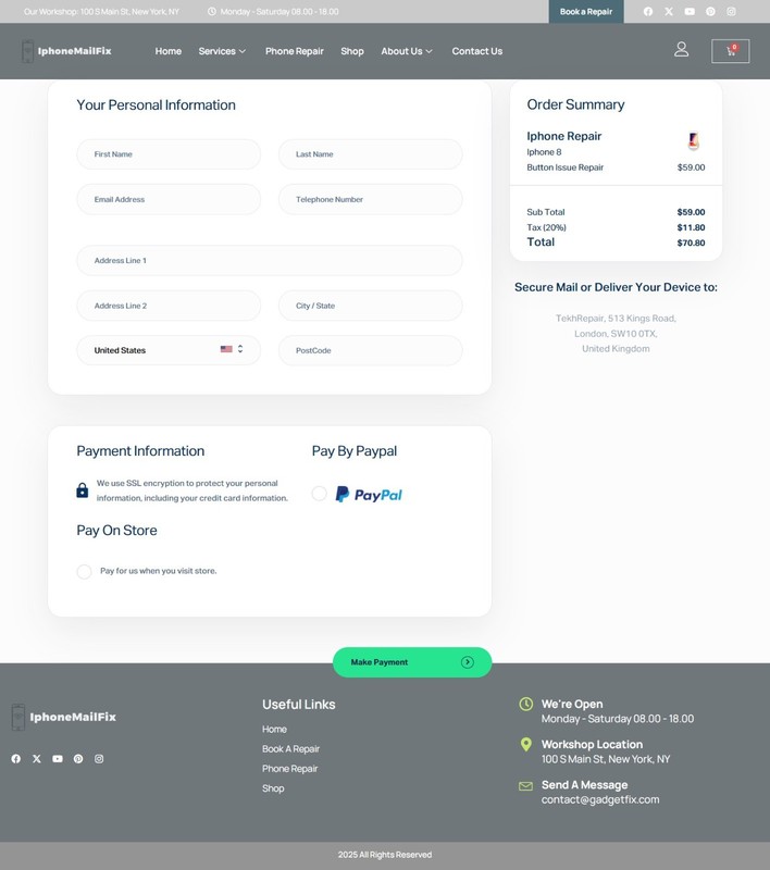IphoneMailFix.com Domain Name & Website, Start a iPhone Mail Repair Business gallery