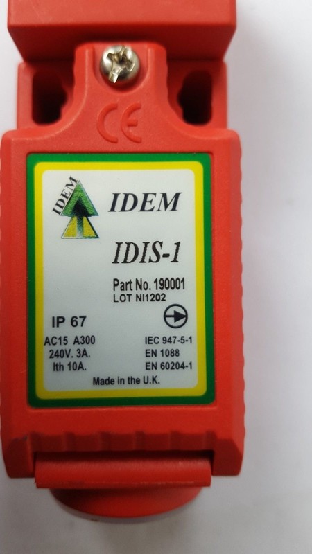 IDEM 190001 IDIS-1 Compact Safety Interlock switch ((IN4S3B2) gallery