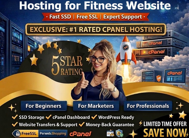 Hosting for Fitness Website - 💪Unlimited SSD SSL, Fast Speed | Just $14.99/Year gallery