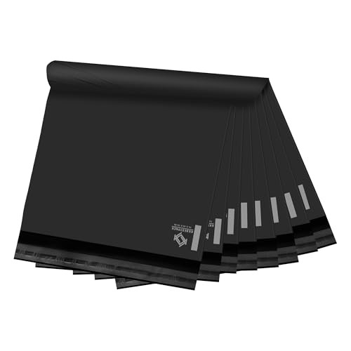 50 PCS Poly Mailers 14.5x19 Shipping Bags Self-Sealing Black Mailing Envelopes gallery