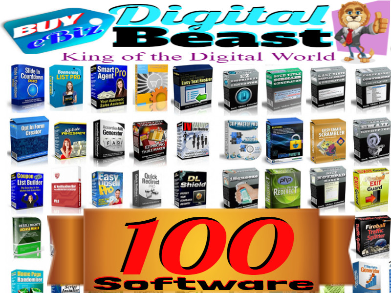 Computer Software Lot 100 Business Building Software w/FREE Month Master Hosting gallery