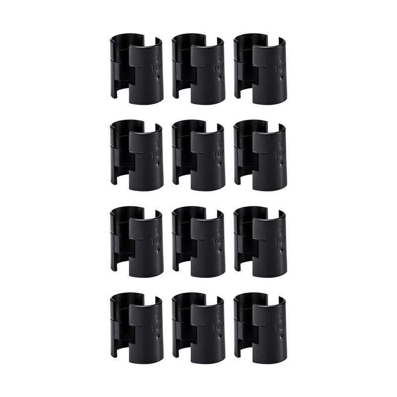 24 Pcs Wire Shelf Clips for 3/4″ Post – 12 Pairs of Wire Rack Lock Clip Repla…