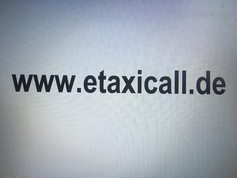 Domain etaxicall.de zu verkaufen