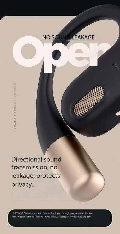 SHEYINX3 Air Conduction Open Bluetooth Earphones with Ultra Long Battery Life gallery