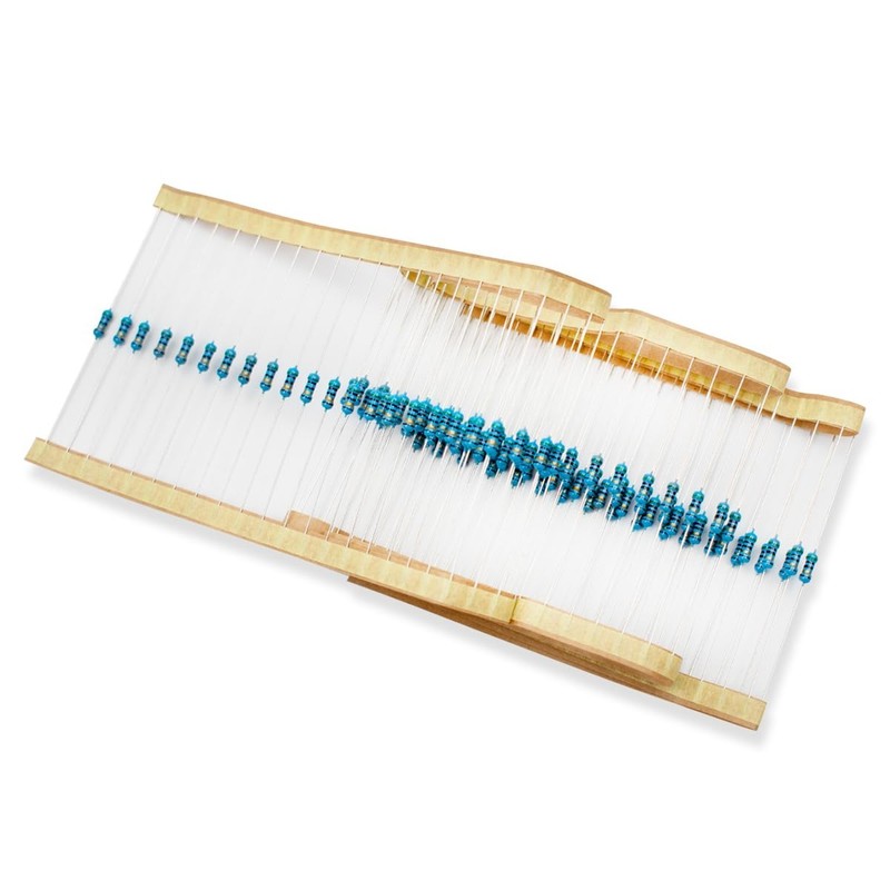 100 Pcs 1/4W 1% Tolerance 51 Ohm Metal Film Resistor Resistance for DIY Proje…