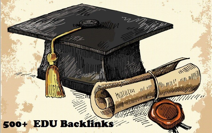500 EDU Backlinks for your Website . PROFESSIONALLY DONE ! SPECIAL PRICE !