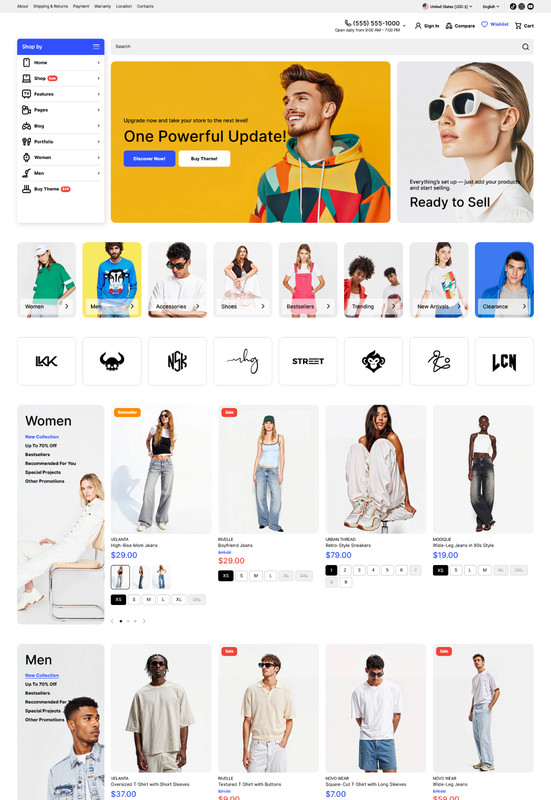 Waka - Multipurpose Shopify Theme | Responsive eCommerce | Mobile Optimized gallery