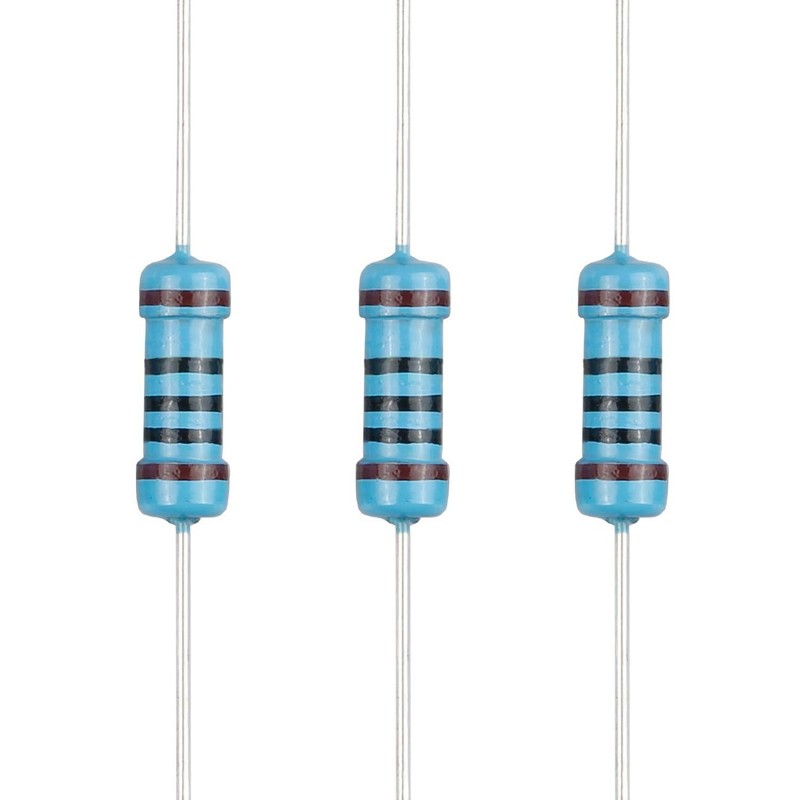 100pcs 100 ohm Resistor 1/2w (0.5Watt) ±1% Tolerance Metal Film Fixed Resis