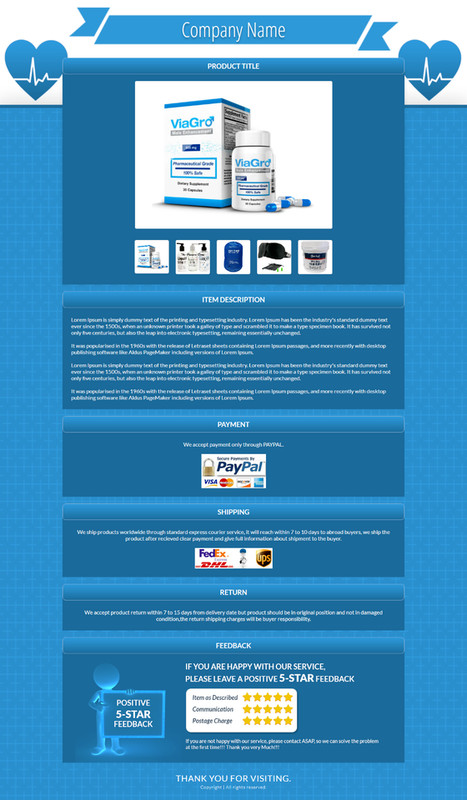 eBay Templates Mobile Responsive eBay Listing Auction Template Templates