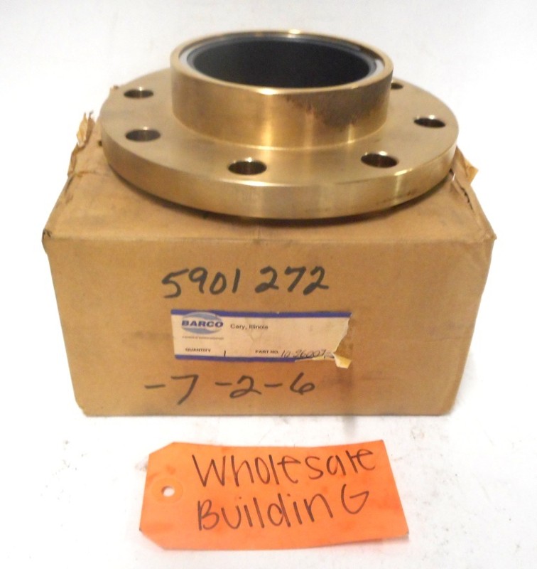 BARCO, FLANGE W/ GRAPHITE LINER, BRASS, OD: 7-7/8″, ID: 3-3/4″