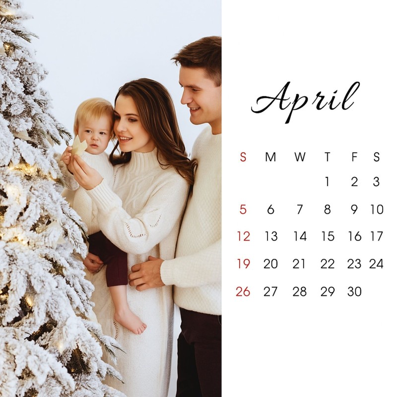 Canva 2026 Calendar Template Editable, Minimal Calendar Mockup, Printable Desk gallery